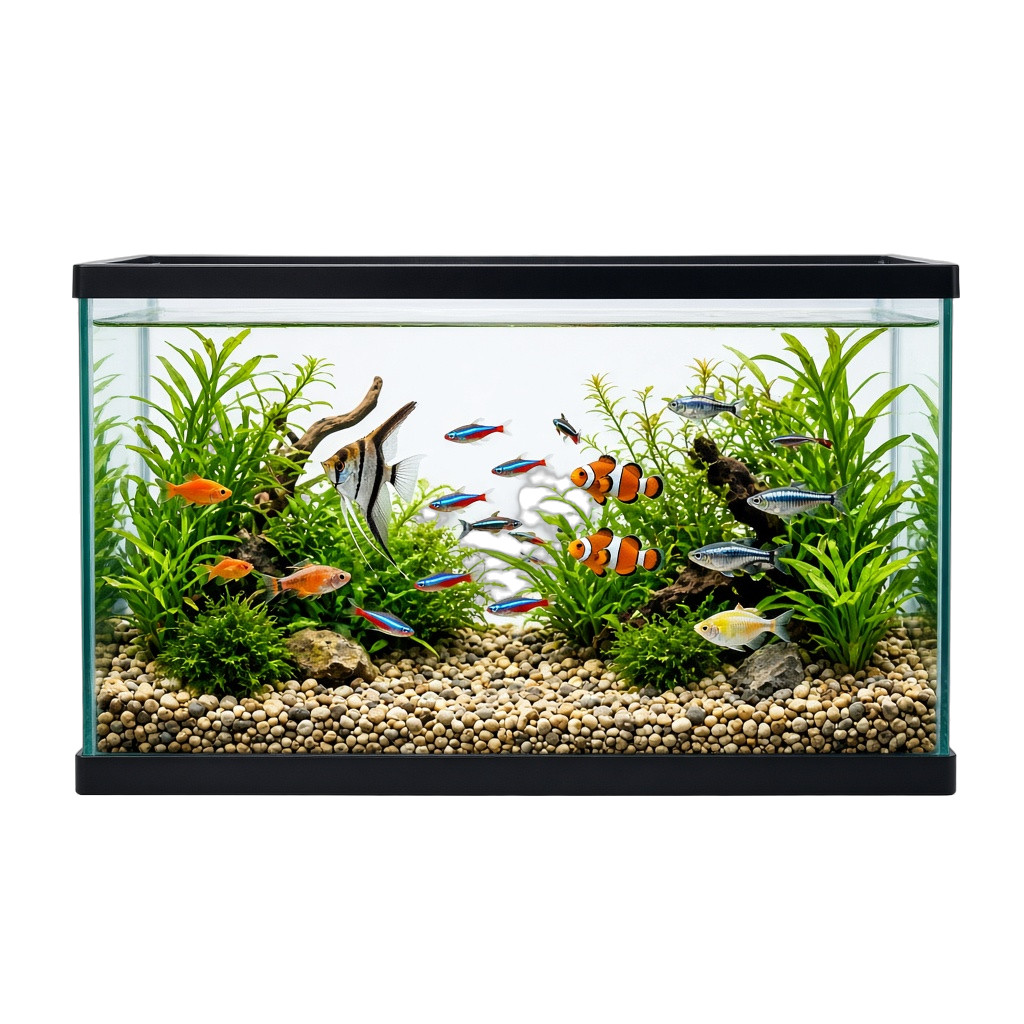Clean aquarium after professional care in Bhubaneswar