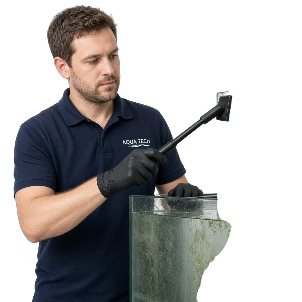 Aquarium tank cleaning service